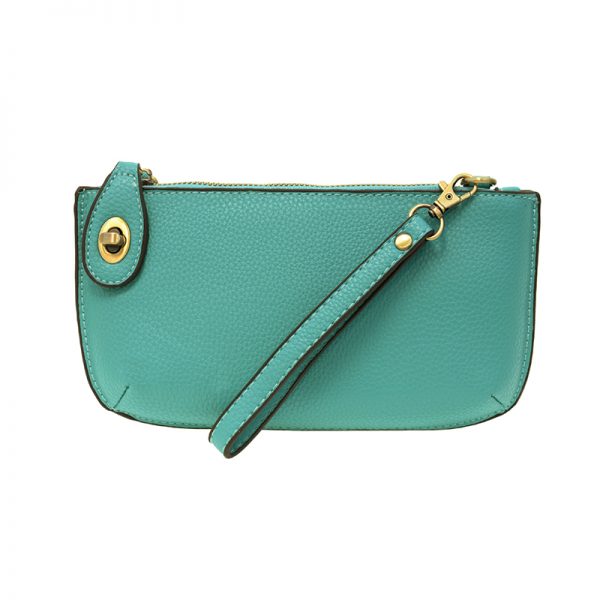 Joy Susan Mini Crossbody Wristlet Clutch - Mayan Green