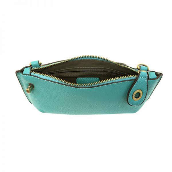 Joy Susan Mini Crossbody Wristlet Clutch - Mayan Green