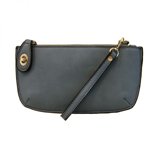 Joy Susan Mini Crossbody Wristlet Clutch - Dark Chambray