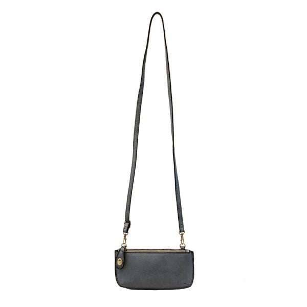 Joy Susan Mini Crossbody Wristlet Clutch - Dark Chambray