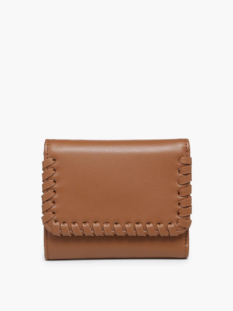 Logan Whipstitch Wallet - Brown