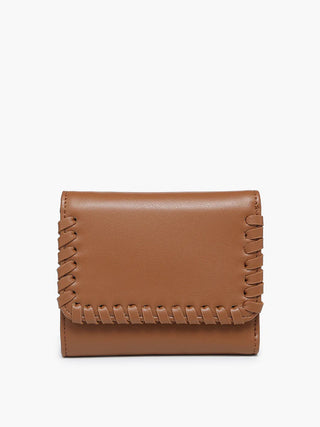 Logan Whipstitch Wallet - Brown