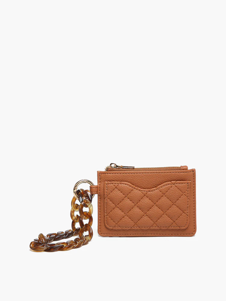 Rhodes Quilted Bangle Wallet - Brown