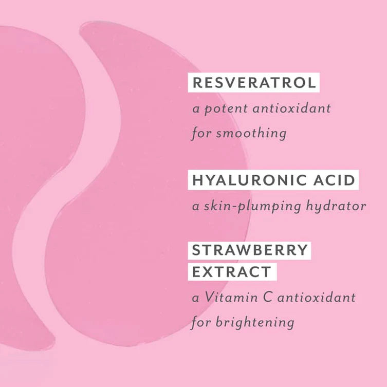 Patchology Serve Chilled™Hydrating Under Eye Masks Rose