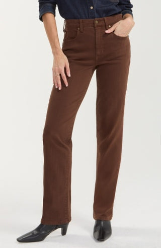 Kennedy Comfort Waist Straight 32" Inseam - Carob Brown