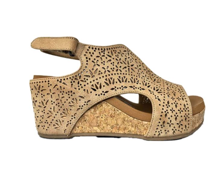 Free Fly 3 Wedge Sandal - Nude