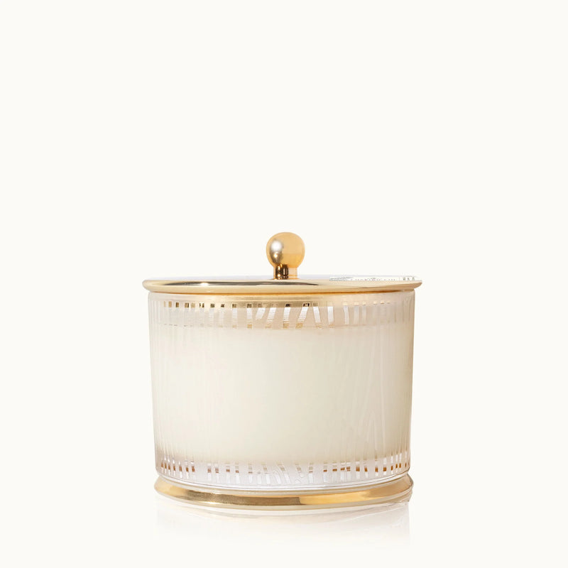 Thymes Frasier Fir Medium Frosted Wood Grain Candle (Copy)