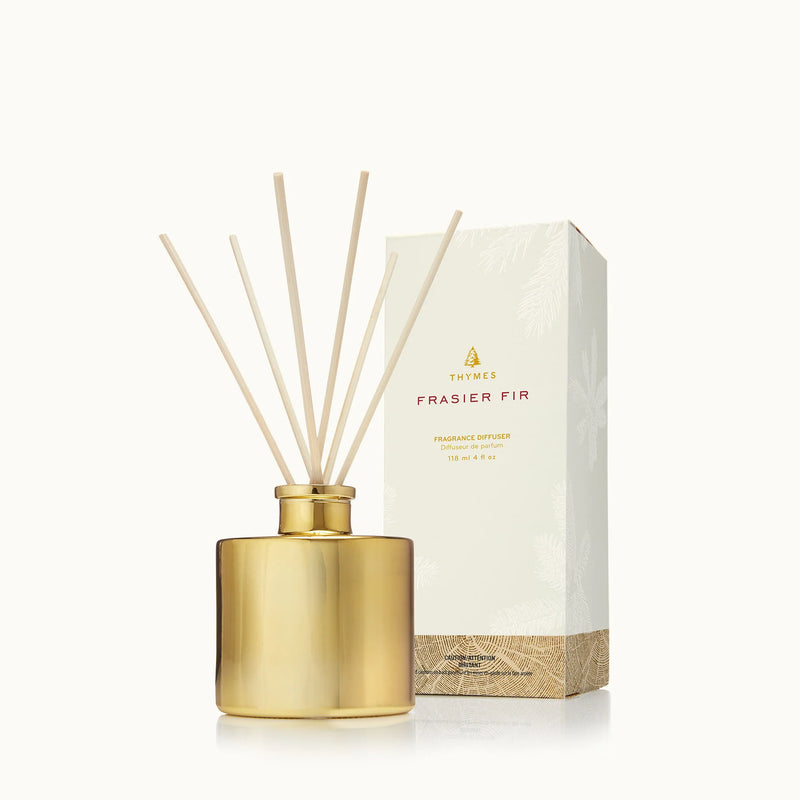 Thymes Frasier Fir Petite Gold Reed Diffuser