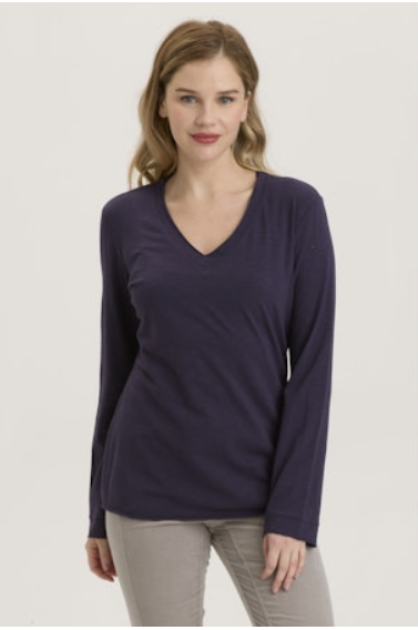 XCVI Trina Top - Navy