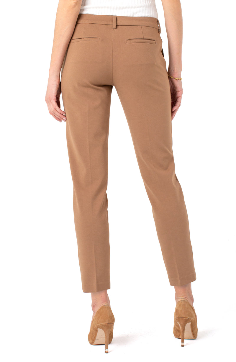 LIVERPOOL KELSEY KNIT TROUSER SUPER STRETCH PONTE - MAPLE