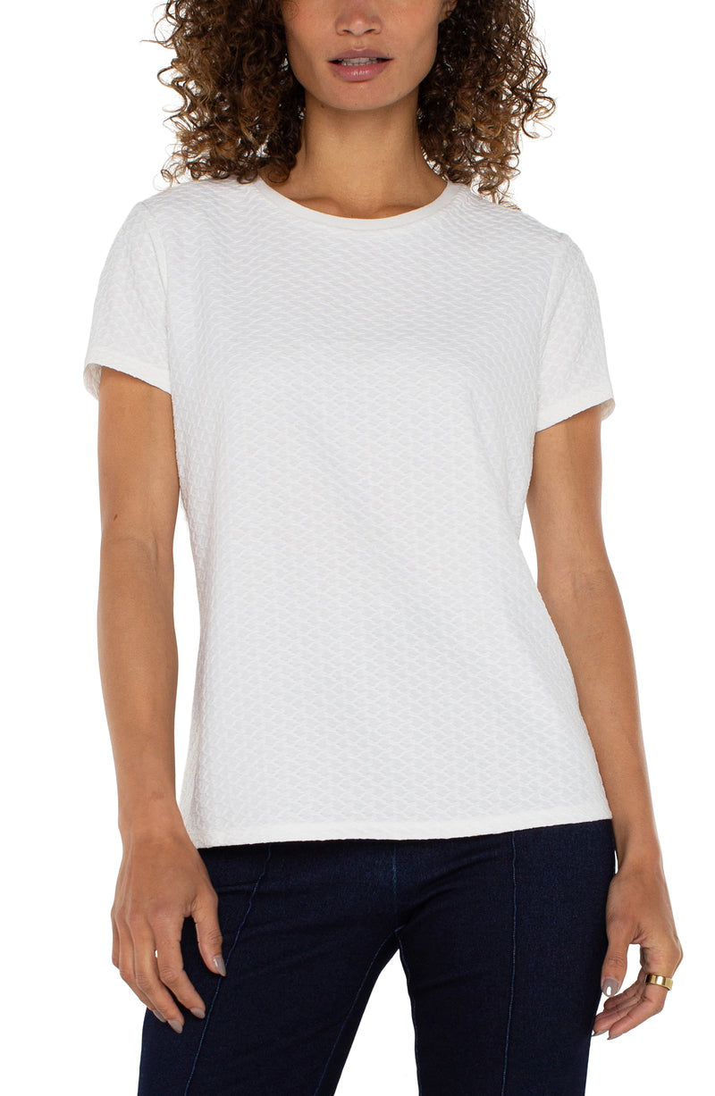 LIVERPOOL - SHORT SLEEVE CREW NECK TEE - WHITE