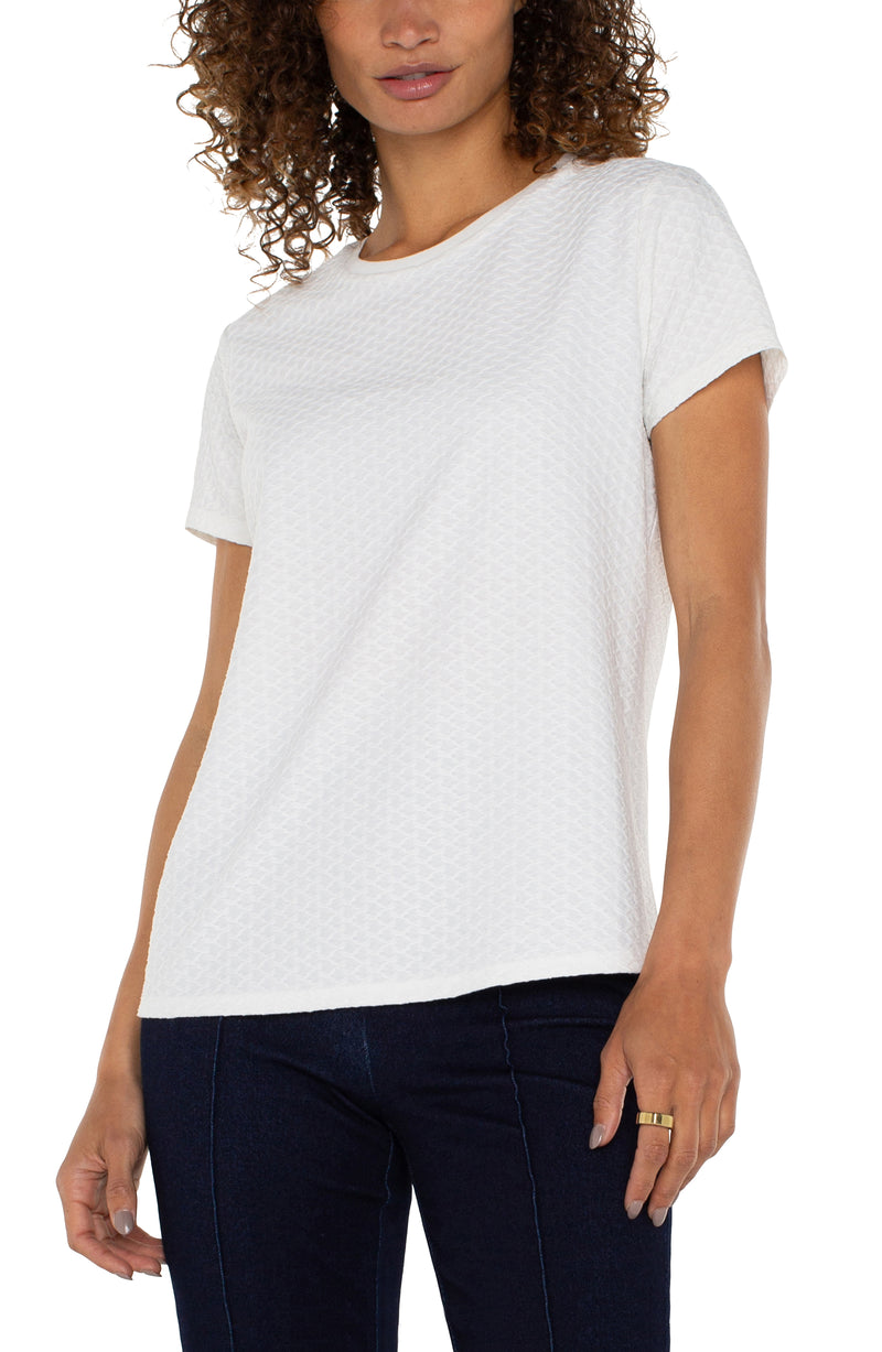 LIVERPOOL - SHORT SLEEVE CREW NECK TEE - WHITE