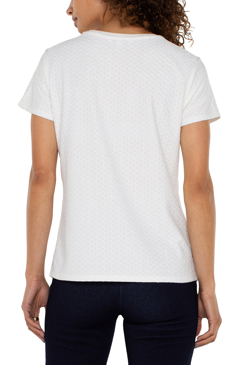 LIVERPOOL - SHORT SLEEVE CREW NECK TEE - WHITE