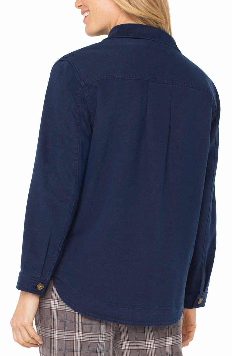 Liverpool Shirt Jacket - Navy Dusk