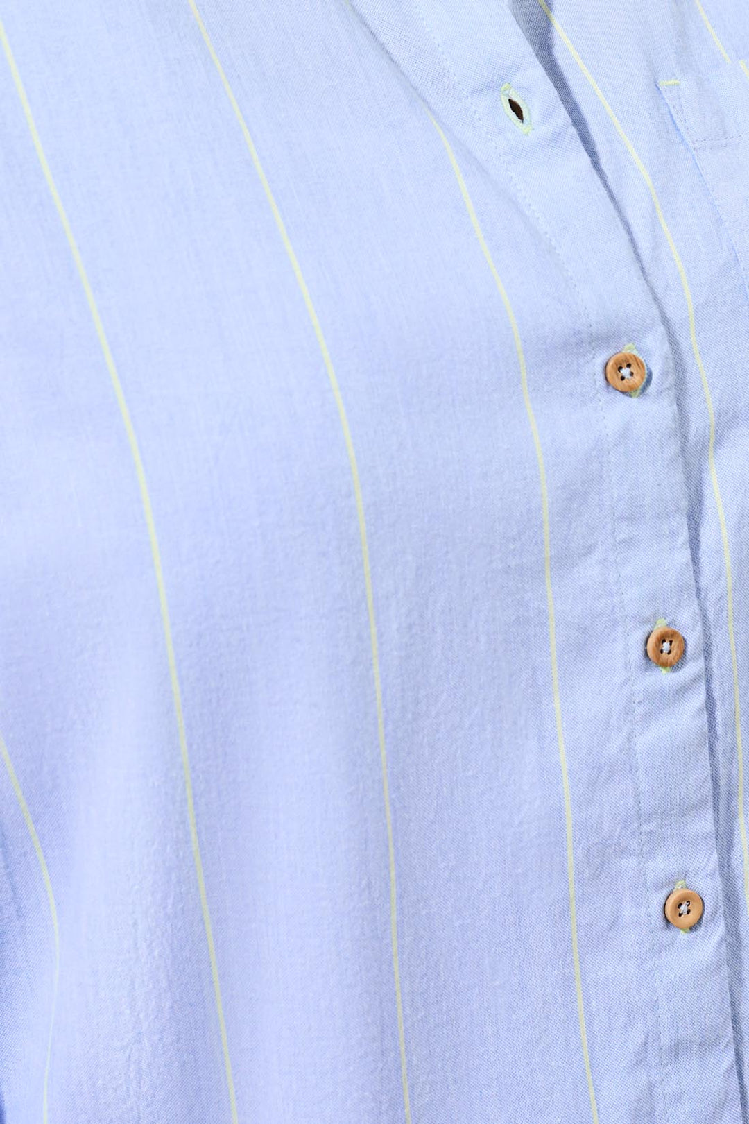 Tribal Long Sleeve Button Front Shirt Chambray