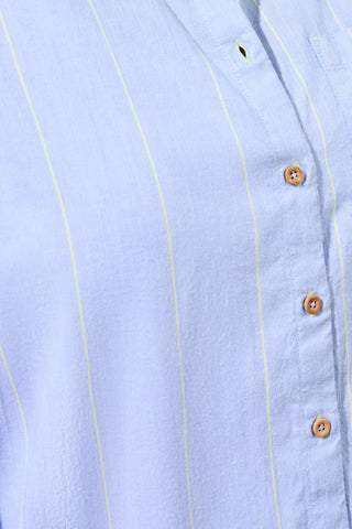 Tribal Long Sleeve Button Front Shirt Chambray
