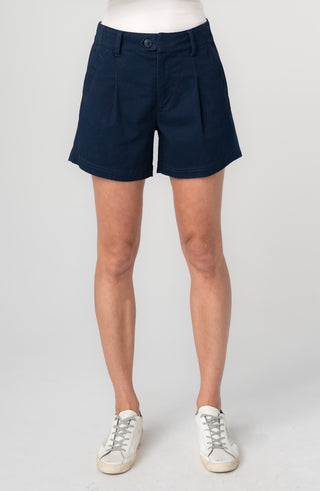 Liverpool Pleated Trouser Short 5" - Midnight Blue