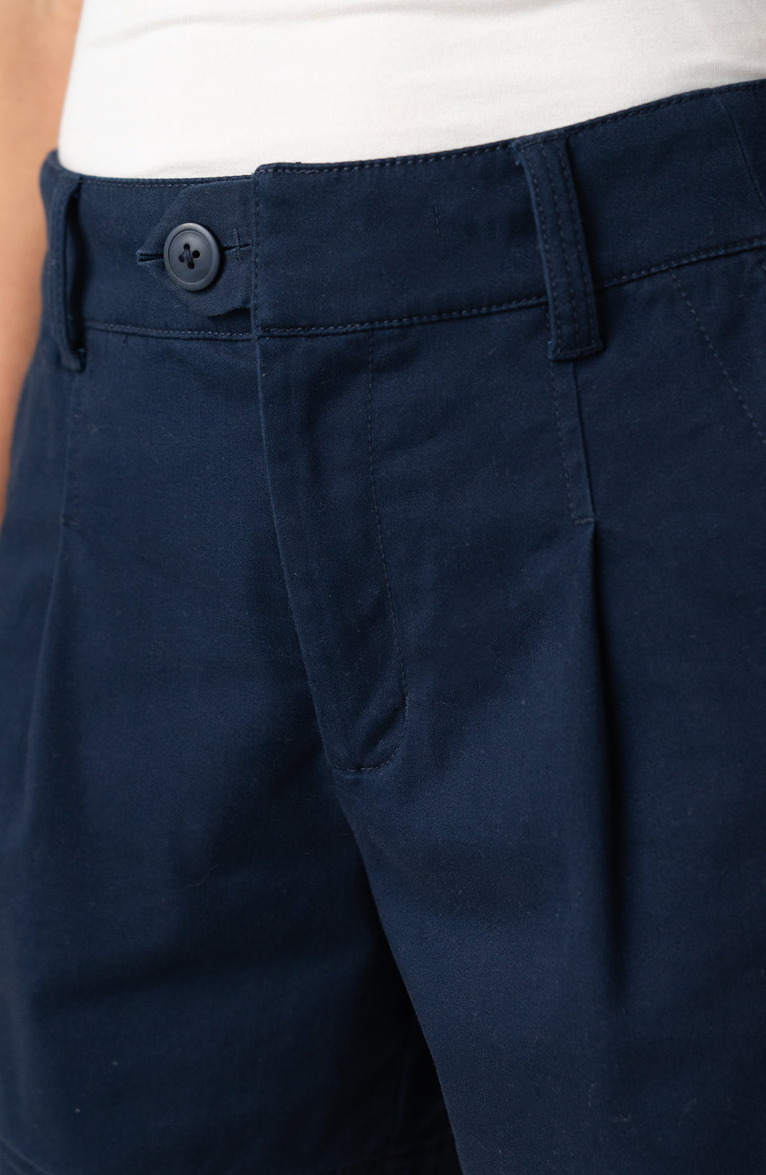 Liverpool Pleated Trouser Short 5" - Midnight Blue