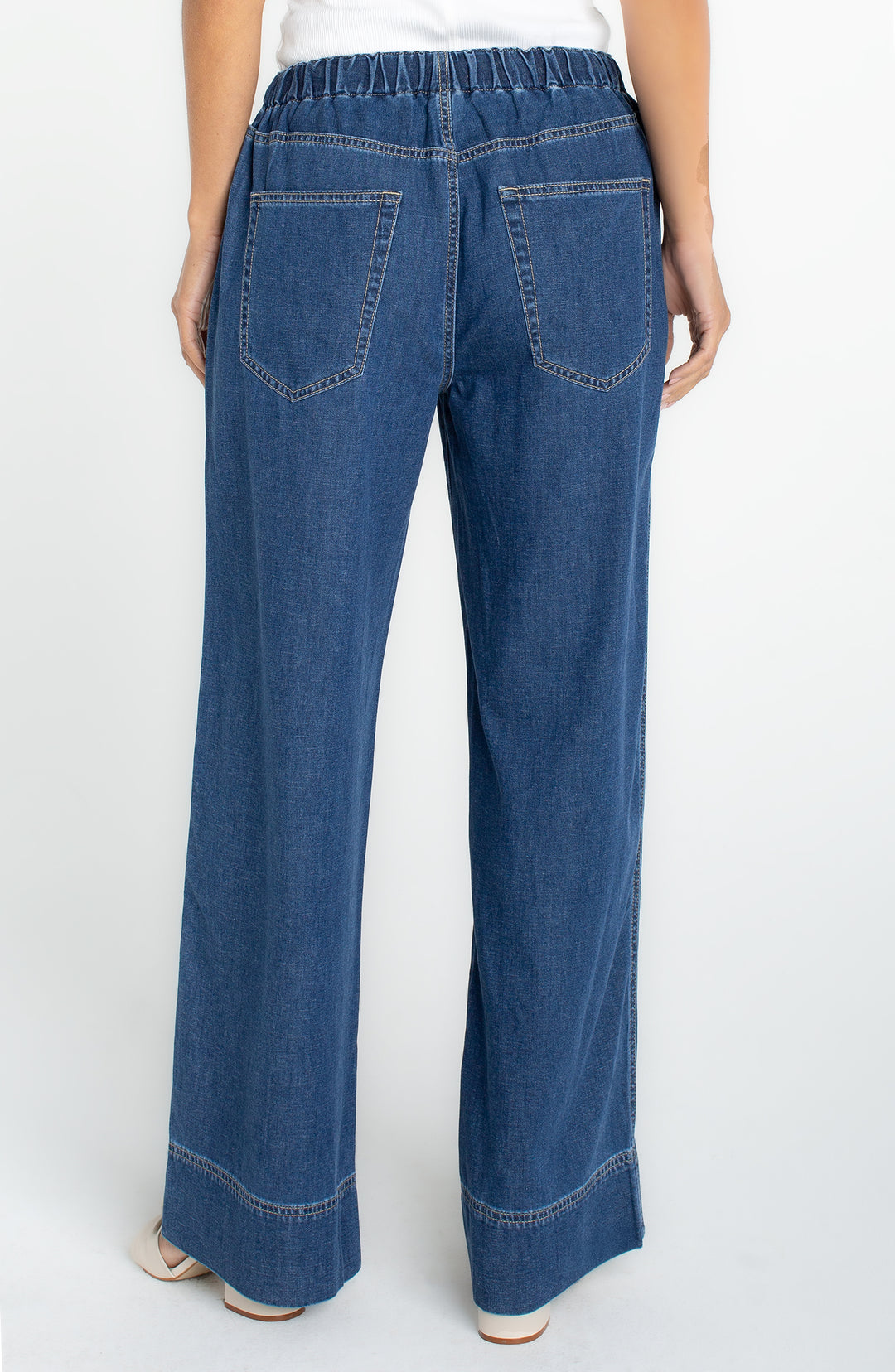Liverpool Tie Waist Wide Leg - Wilder
