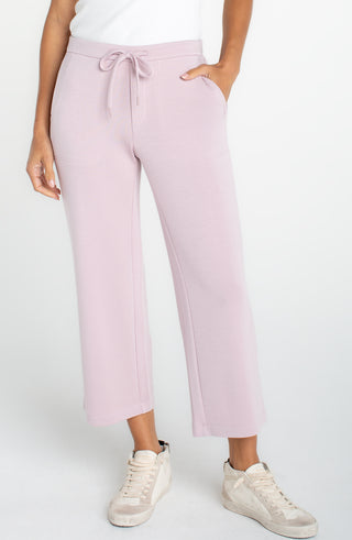 Liverpool Pull-on Wide Leg Crop Trouser Cloud 9 - Lilac