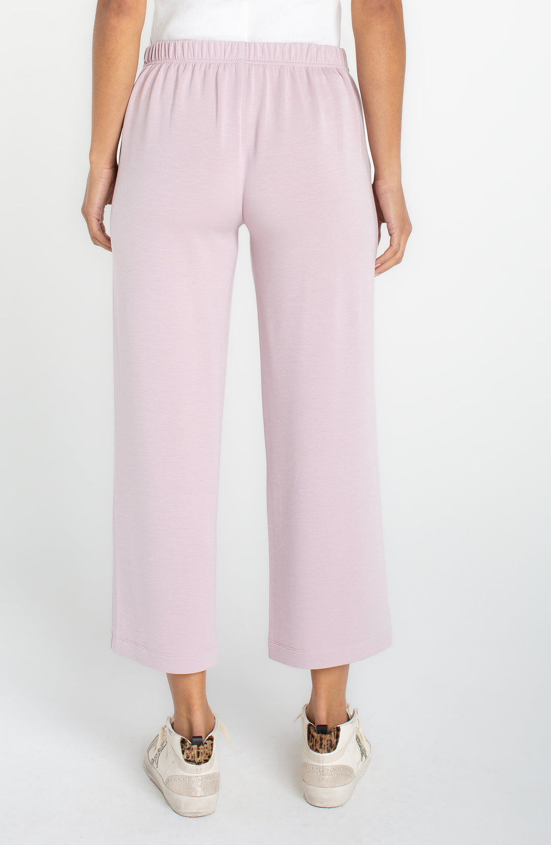 Liverpool Pull-on Wide Leg Crop Trouser Cloud 9 - Lilac