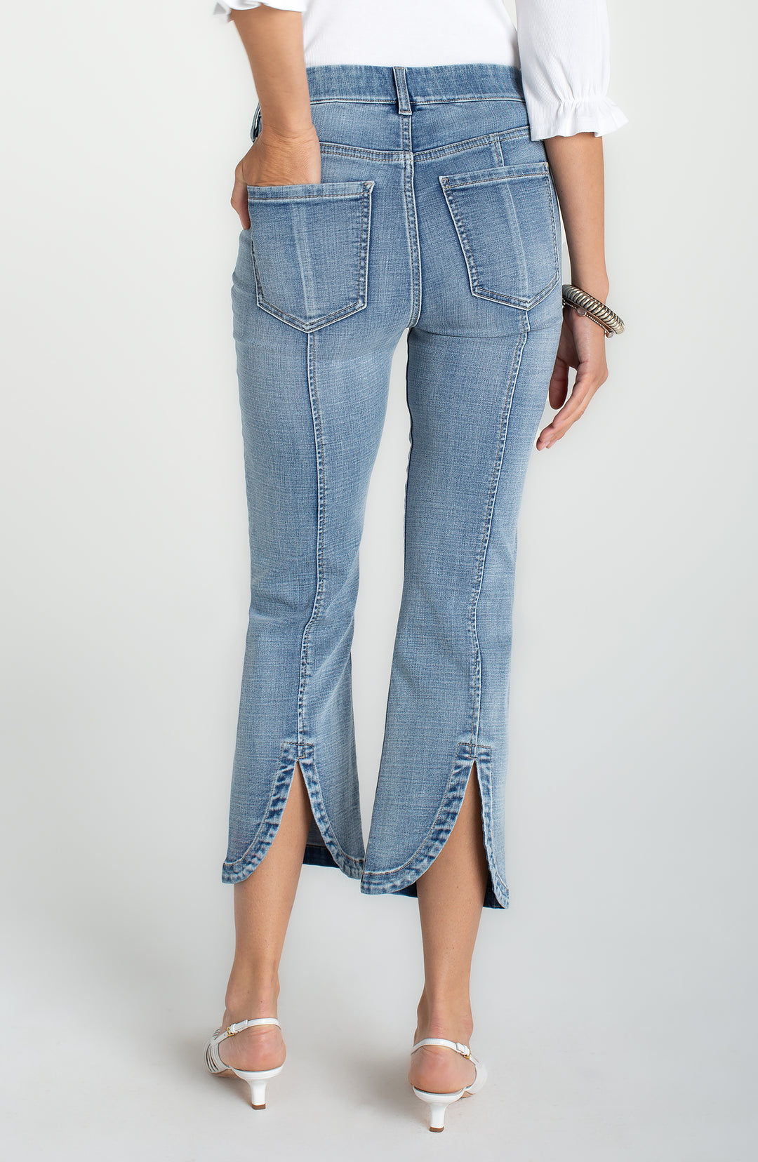 Liverpool The Gia Glider® Crop Flare W/ Tulip Back - Bryce Canyon
