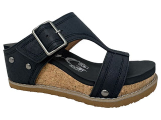 Very G Noah Wedge Sandal Black