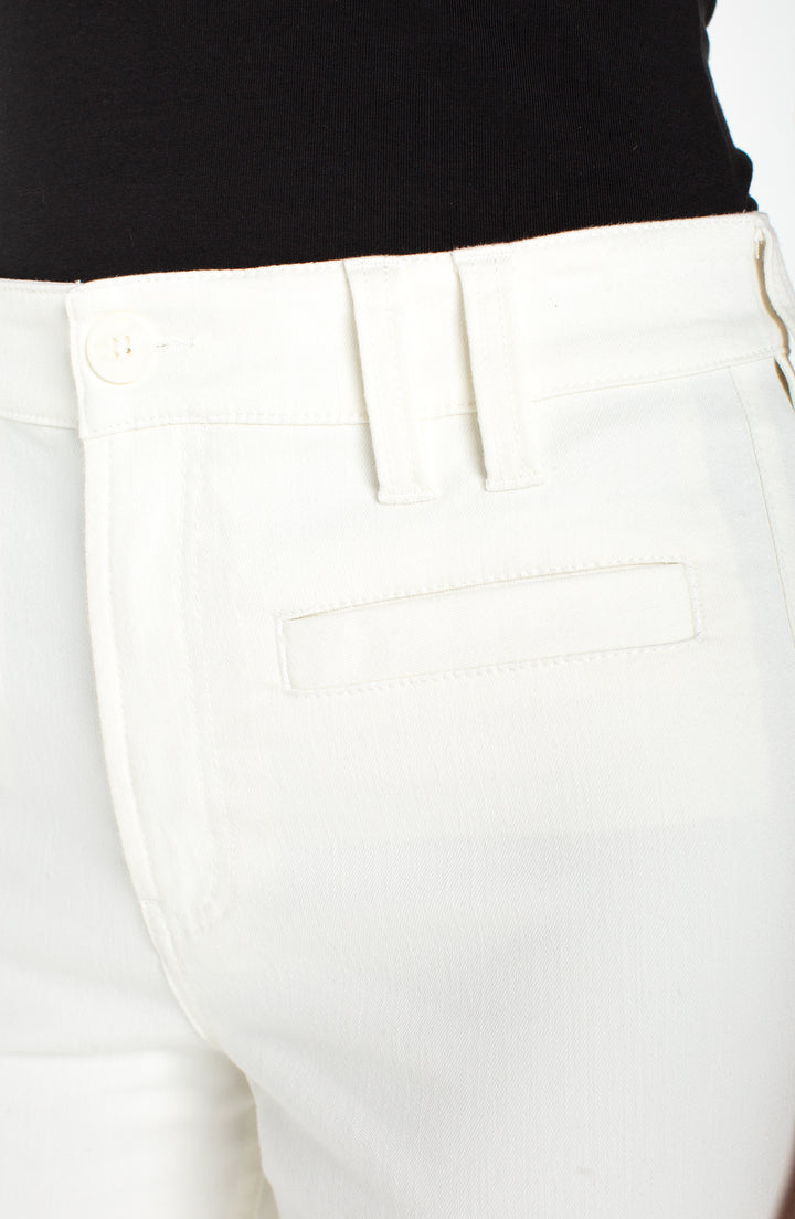 Liverpool High Rise Cropped Wide Leg - Whipped Cream