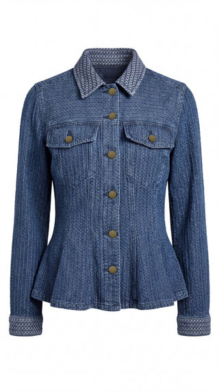 Liverpool Fit & Flare Jacket Blue Doris