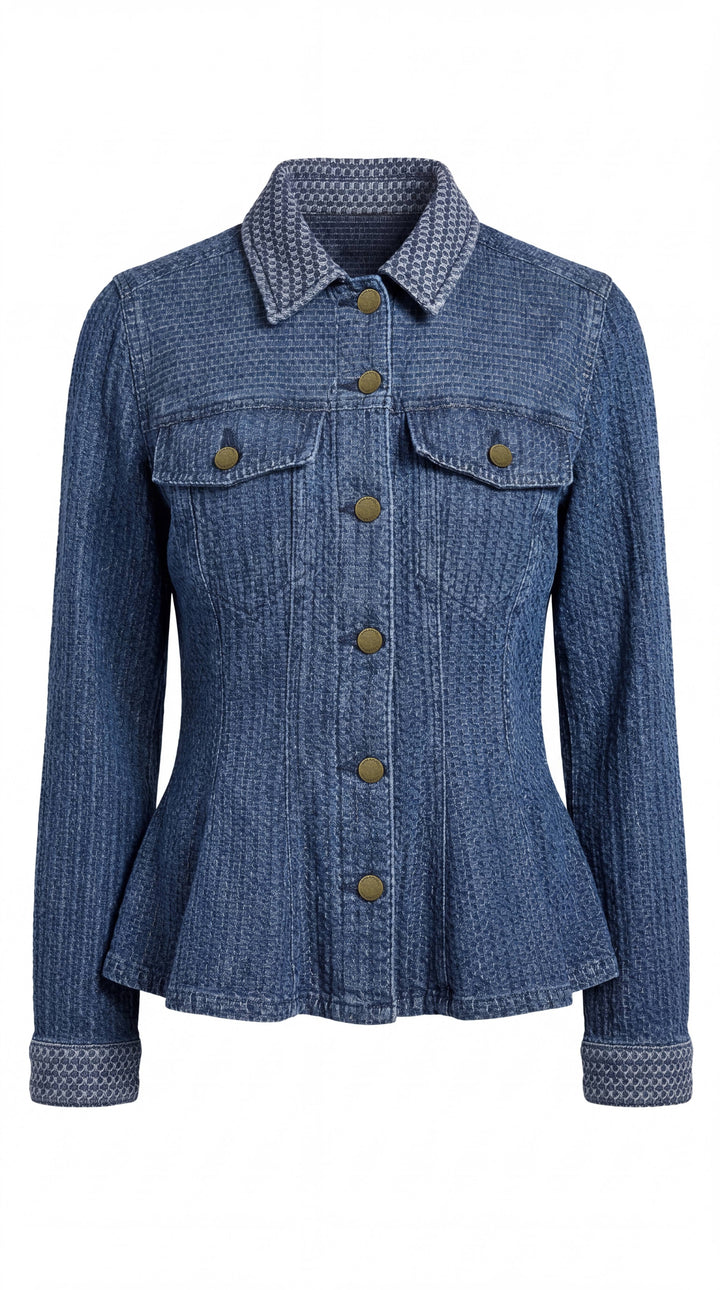 Liverpool Fit &amp; Flare Jacket Blue Doris