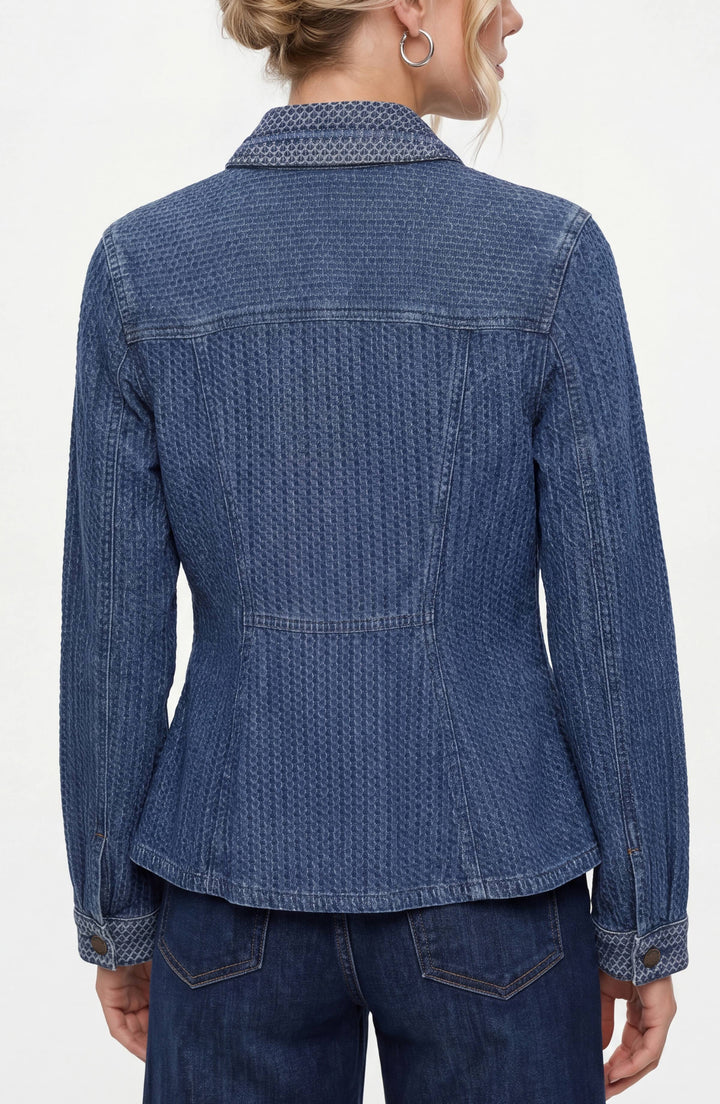 Liverpool Fit &amp; Flare Jacket Blue Doris