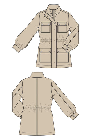 Liverpool Utility Jacket Harvest Khaki