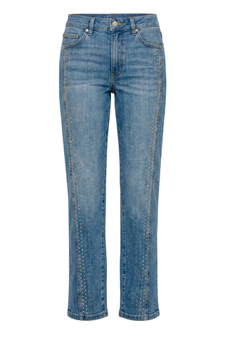 Liverpool Kennedy Straight w Vertical Seaming 30" Inseam Sunflare