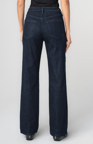 Liverpool Kennedy Straight with Side Stitch Detail 30" Inseam Midnight Eclipse
