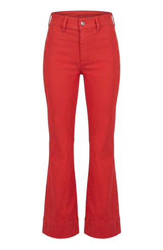 Liverpool Lucy High Rise Clean Front Boot 32" Inseam Sundance Red