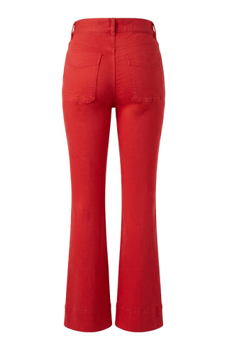 Liverpool Lucy High Rise Clean Front Boot 32" Inseam Sundance Red