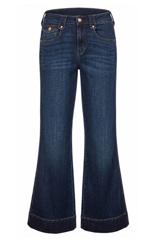 Liverpool Hannah Outlaw Flare " Inseam Duskwood Blue