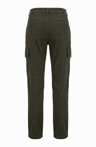 Liverpool Midrise Cargo Straight 32" Inseam Hunter Green
