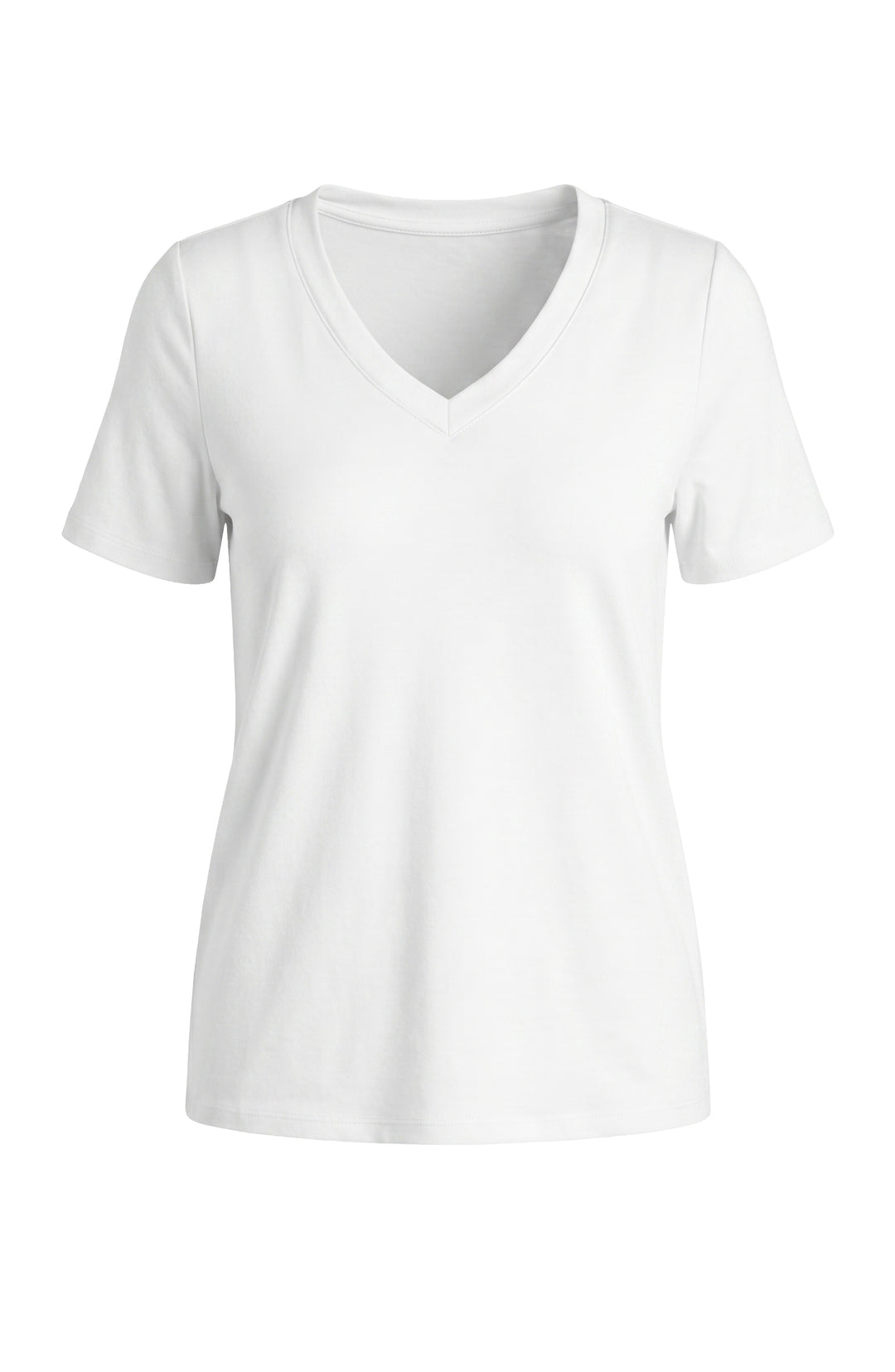 Liverpool Short Sleeve Crew Neck Classic Knit Tee - White