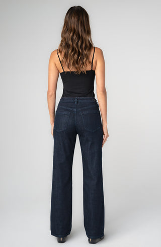 Liverpool Kennedy Straight with Side Stitch Detail 30" Inseam Midnight Eclipse