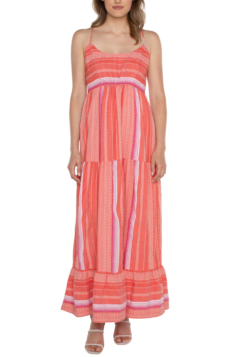 LIVERPOOL MAXI DRESS WITH RACER BACK