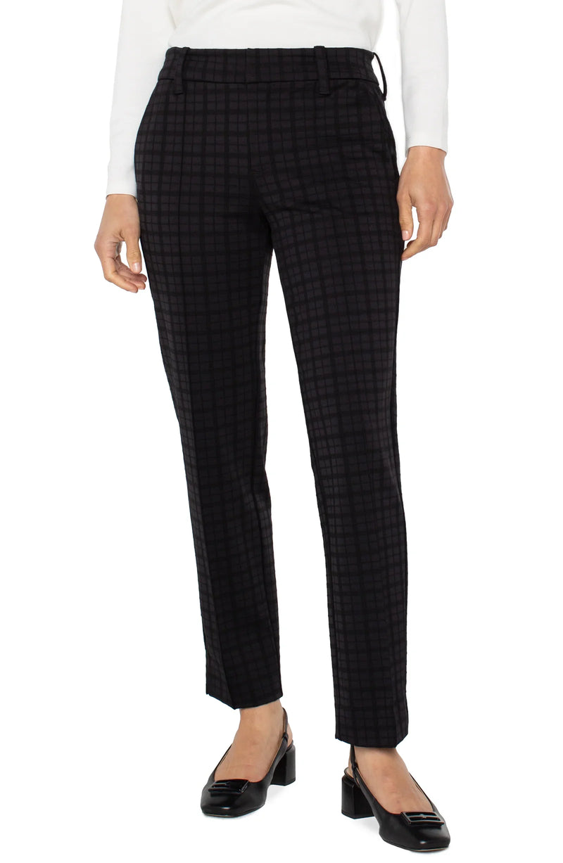 Liverpool Gemma Cigarette Trouser - Black Check