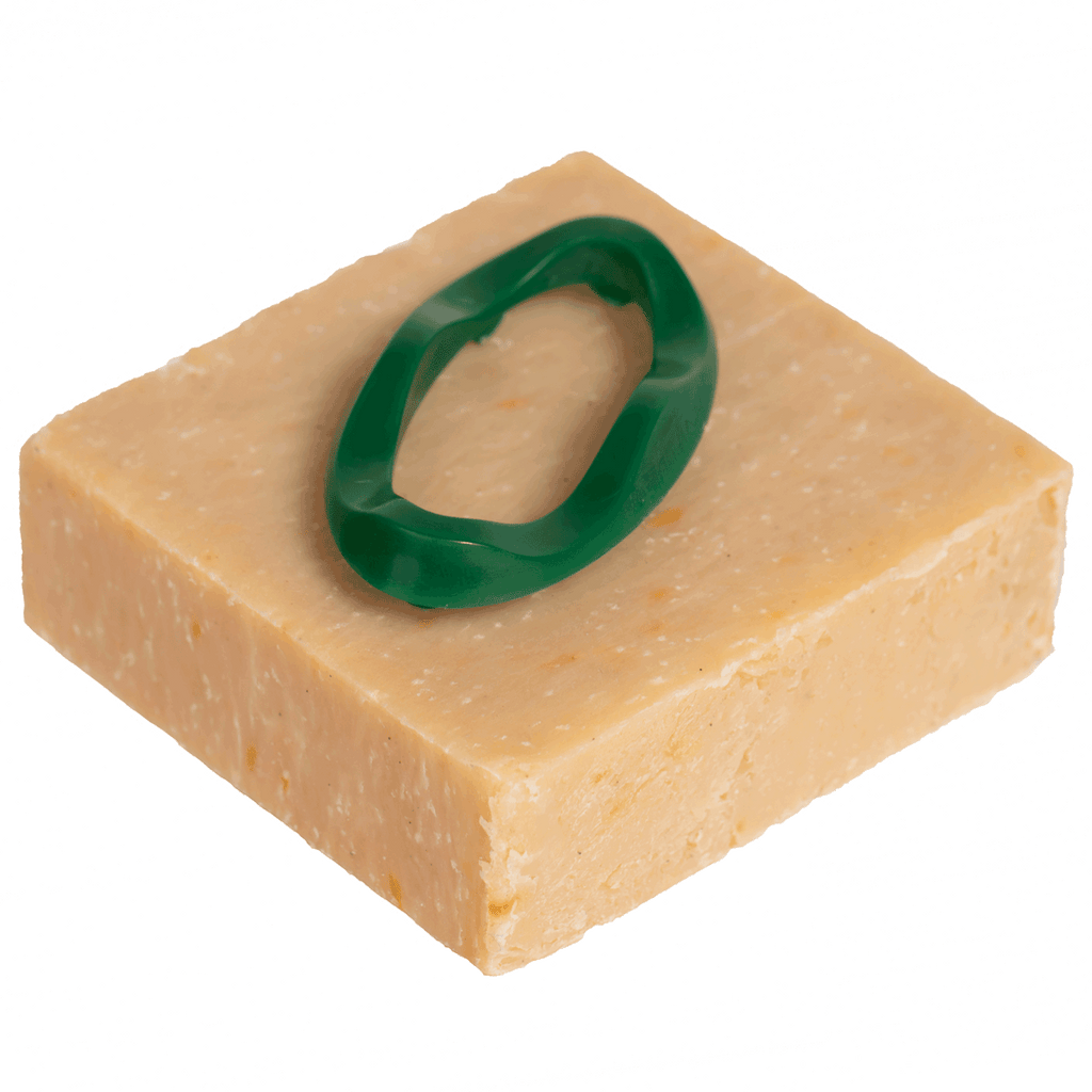 This is after ONE shower with alpine sage. A soap gripper AND a