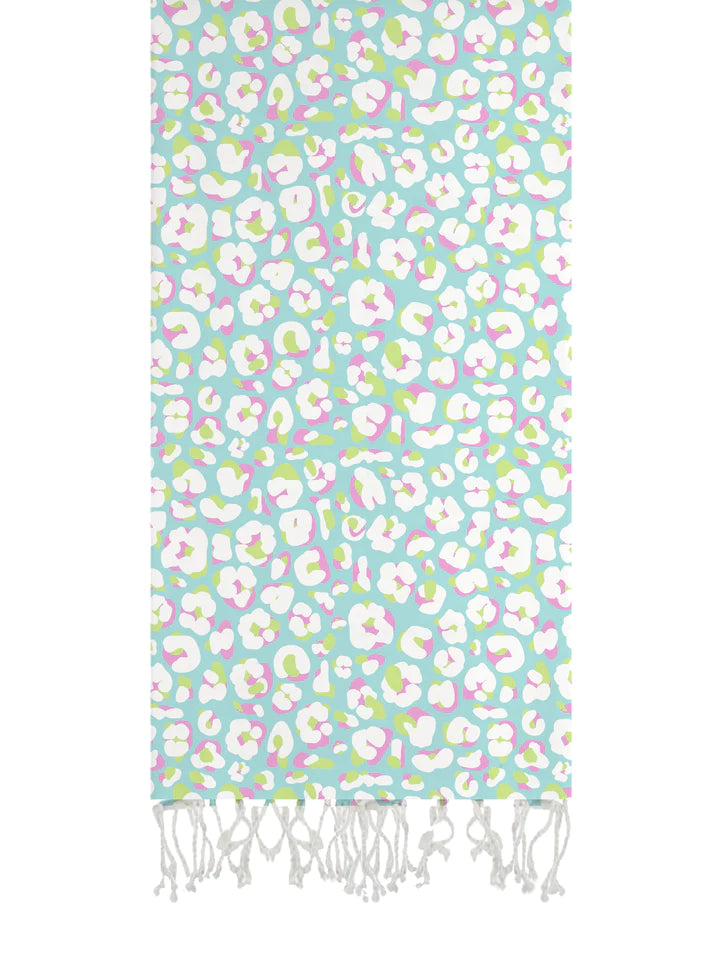 FINAL SALE Mary Square Turkish Towel - Electric Ambition