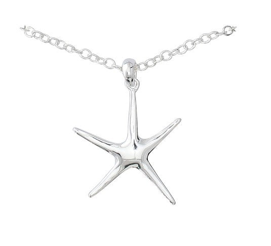 Periwinkle Necklace - Silver Starfish 8180226