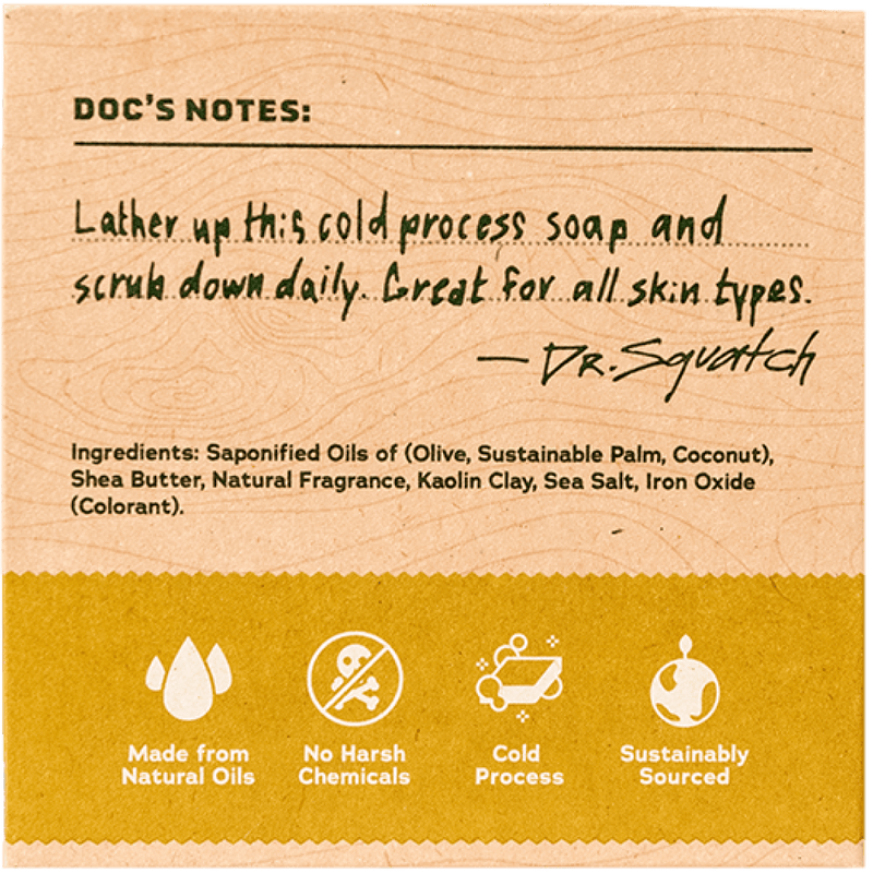 Dr. Squatch Gold Moss Soap