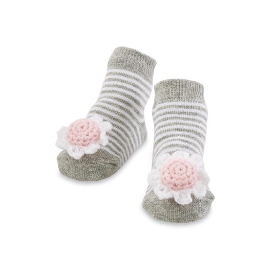 Mud Pie Flower  Rattle Socks 11040105