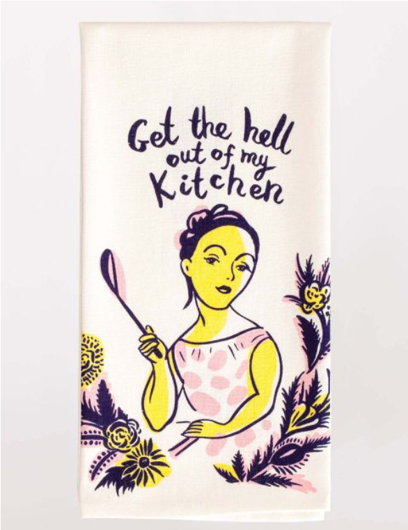 Blue Q Kitchen Towel - Get the Hell Out of My Kitchen