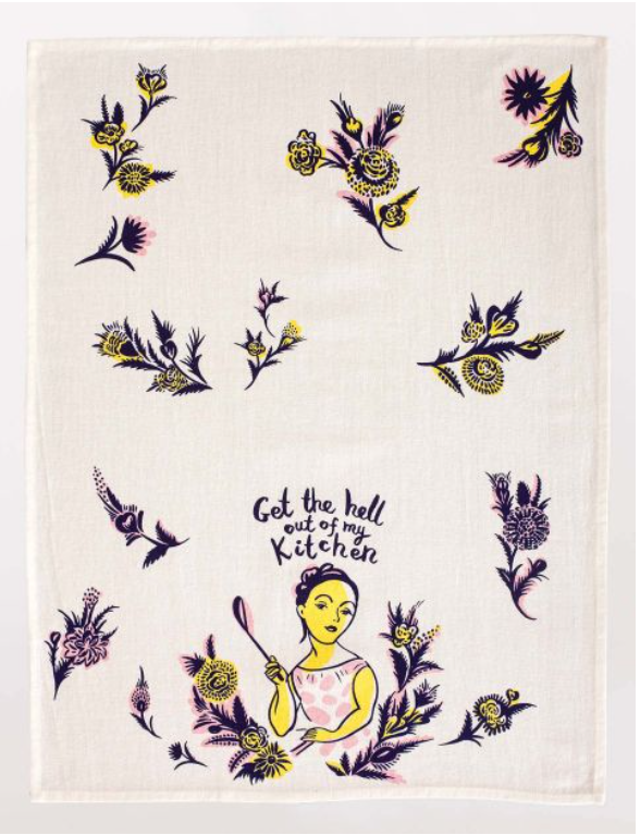 Blue Q Kitchen Towel - Get the Hell Out of My Kitchen