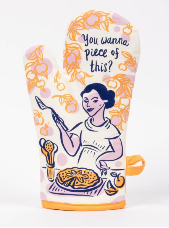 Blue Q Oven Mitt - You Wanna Piece of This?